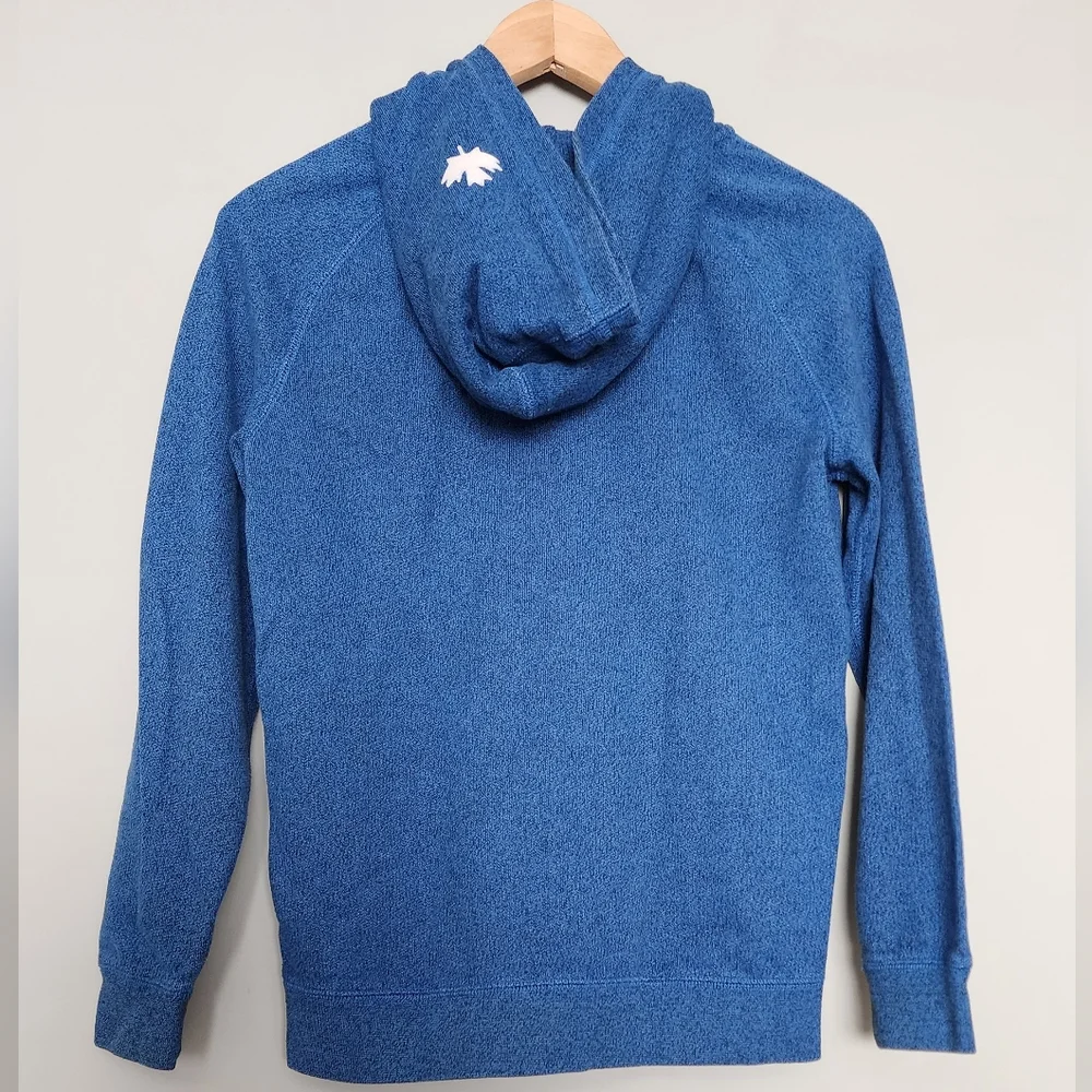 Roots Kids Blue Hoodie Jacket Size XXL 13-14 Yrs - Picture 2 of 7